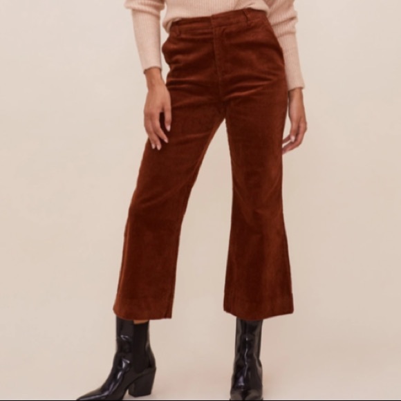 JASPER WIDE LEG PANT In Maple - Picture 4 of 6